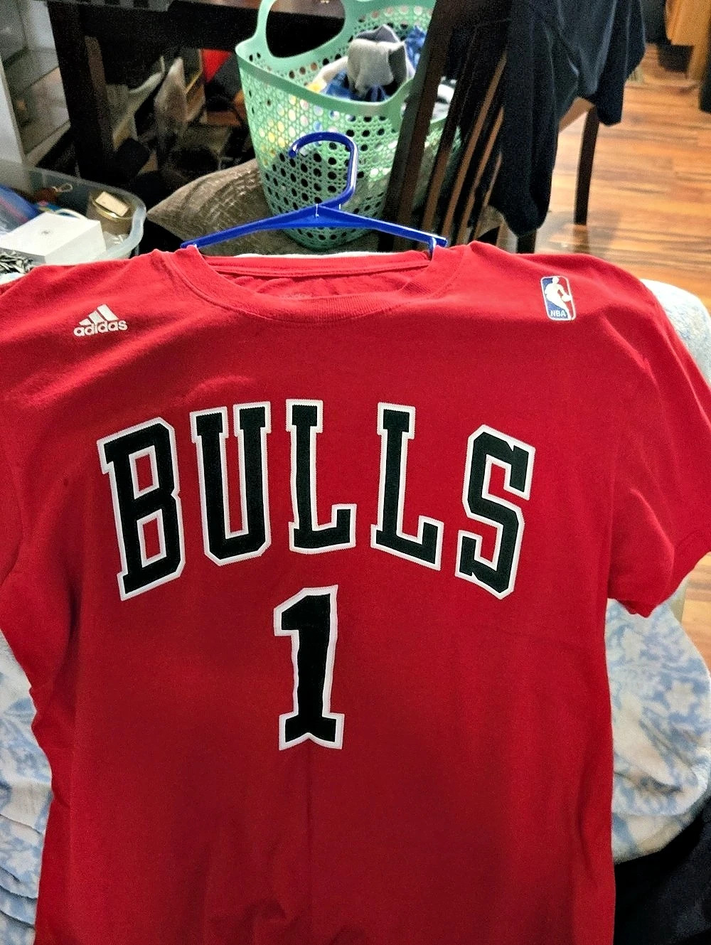 adidas Derrick Rose Chicago Bulls #1 jersey Red Men's Jersey